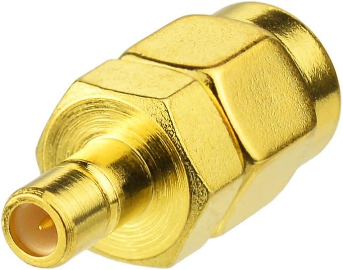 Eightwood DAB+ Antenne Adapter SMA Stecker auf SMB Buchse 2 Stücke für Car Satellite Sirius XM DAB Radio Antenna Aerial Pigtail Kabel MEHRWEG