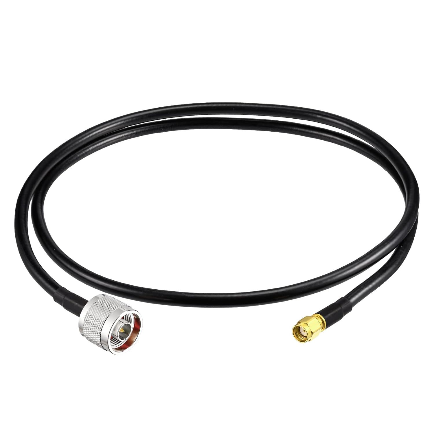 Eightwood N Male to RP-SMA Male KSR240 Low Loss Cable 3 feet for Outdoor Yagi WiFi Antenna WiFi Router Helium Hotspot Miner LoraWan Antenna