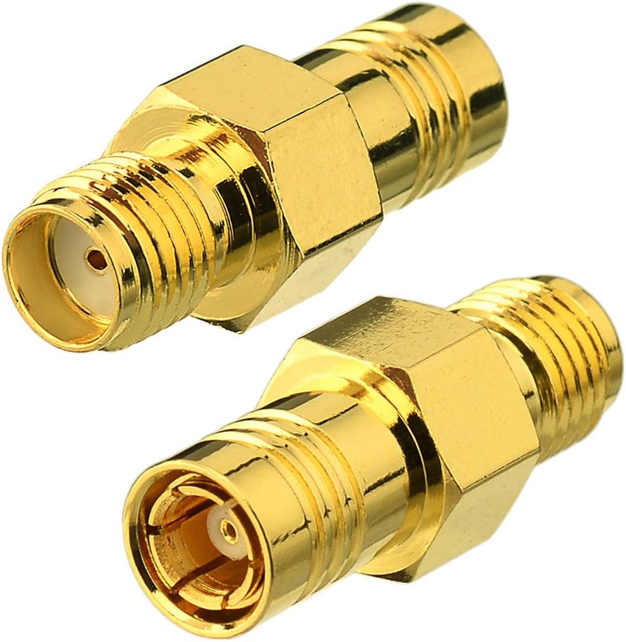 Eightwood DAB Antenne Adapter SMA Buchse auf SMB Stecker Adapter 2 St Kompatibel für DAB Autoantenne DAB Antenne AM/FM Radio Pionier Clarion Alpine CB Radio MEHRWEG