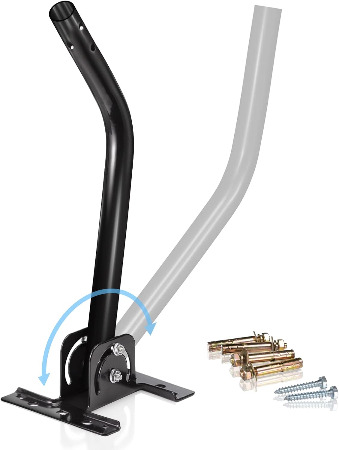 Eightwood Satellitenschüssel Halterung Wandhalterung Satellitenschüssel Sat Halterung Verstellbarer Winkel geeignet für die Installation verschiedener Außenantennen