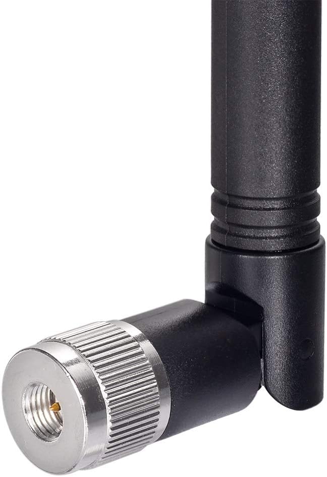 Eightwood 868 MHz Antenne Kipp-und-Schwenkbar NFC RFID Antenne SMA Stecker + SMA Buchse Pigtail Kabel RG178 15cm 6inch für GSM Wireless WiFi Homematic CCU3 CCU2 CC1101 Ham Radio MEHRWEG