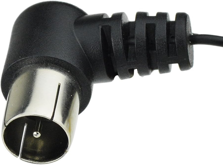 Eightwood FM Antenne 75ohm Unbal F Adapter Signal Antenne für Yamaha Sony Bose Sherwood Pioneer Oenon Onkyo Audio MEHRWEG