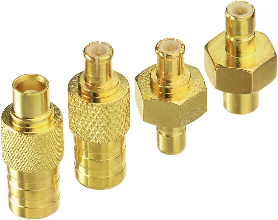 Eightwood Autoradio DAB Antenneadapter MCX Adapter SMB Stecker Kit 4 Typ für DAB Radio Antenna Aerial RF Kabel Car Satellite Sirius XM MEHRWEG