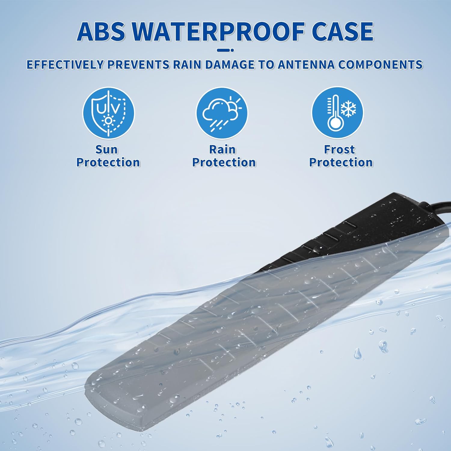 Eightwood DAB DAB+ Antenne Auto FM AM Radio Antenne Windschutzscheiben Antenne Patch Antenne + 3M DAB Antenne SMB Anschluss Kabel für Pioneer Alpine Clarion Digital Radio FM Tuner