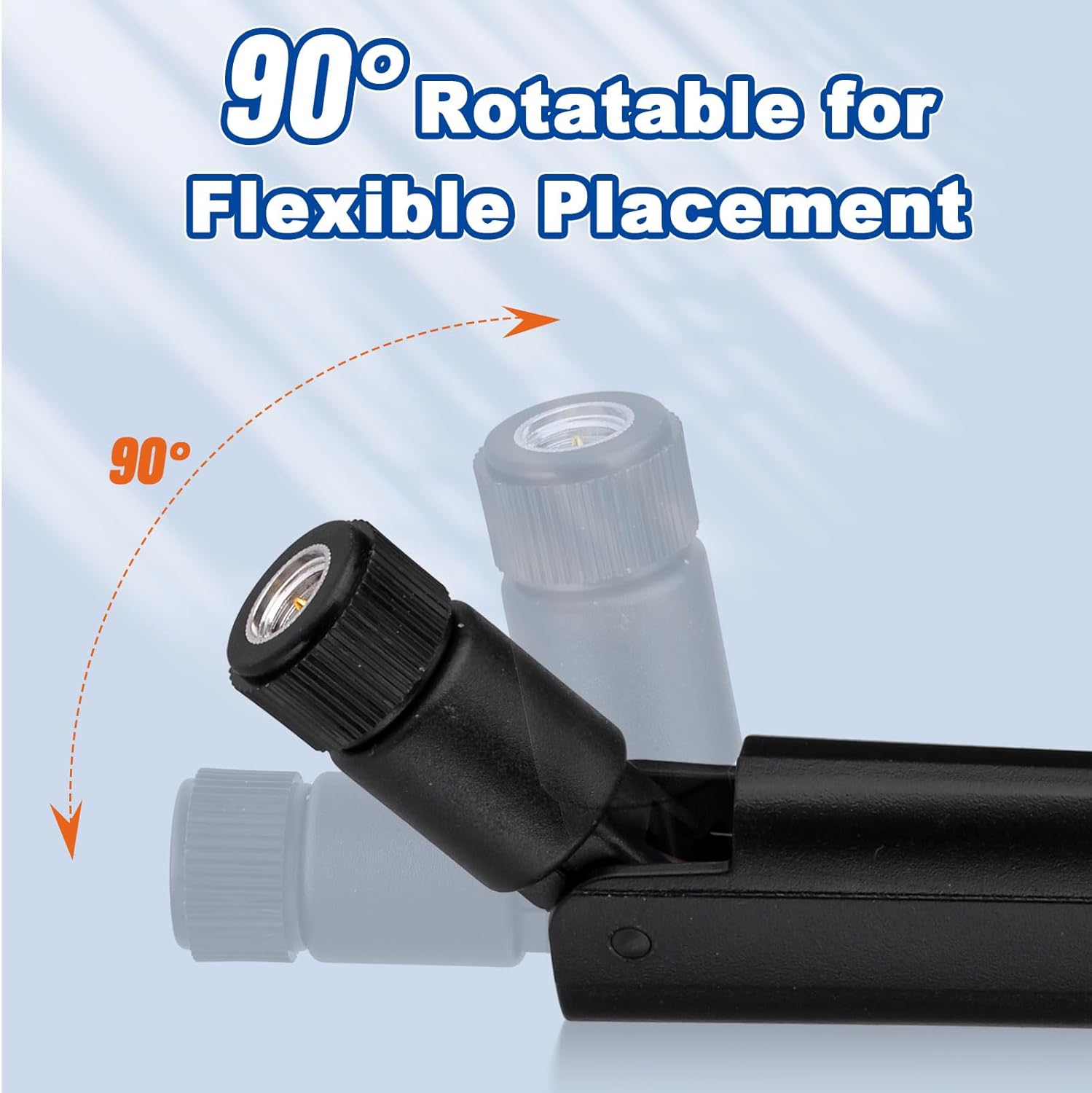 Eightwood 5G 4G LTE GSM 3G Antenna Wide Band Omnidirectional SMA Male Antenna 2-Pack for CPE Router Mobile Hotspot Wireless Home Phone Modem Cellular Trail Camera