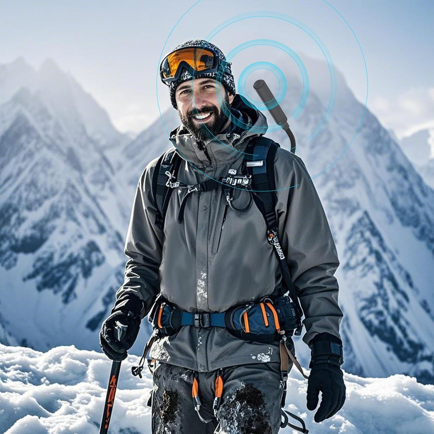 Eightwood Gooseneck Ham Radio Antenna VHF/UHF 144/430MHz Flexible Amateur Tactical Antenna SMA Female Connector for Baofeng UV-5R UV-82 BF-F8HP Two-Way Radios