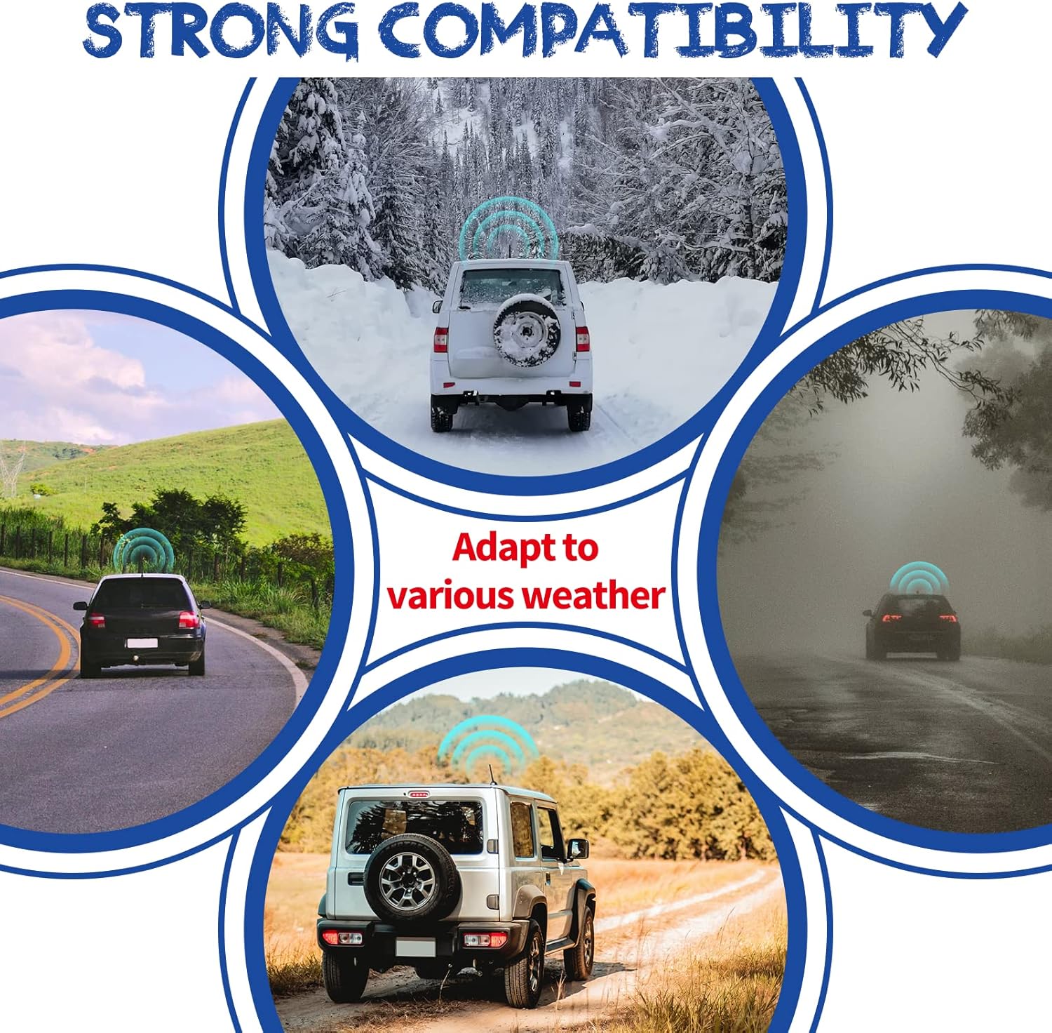 Eightwood Autoantenne Universal Auto Antenne FM DAB 17.5cm Dachantenne Auto Autoradio Antenne mit leistungsstarker FM/AM/DAB Empfangsfunktion