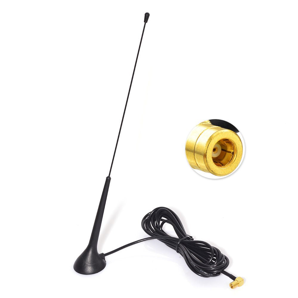Eightwood Dab Autoradio-Antenne SMB-Adapter Antenne Autoradio RG174 300 cm für Empfang Digitalradio Blaupunkt Beat TechniSat Pioneer Sony Kenwood Alpine JVC