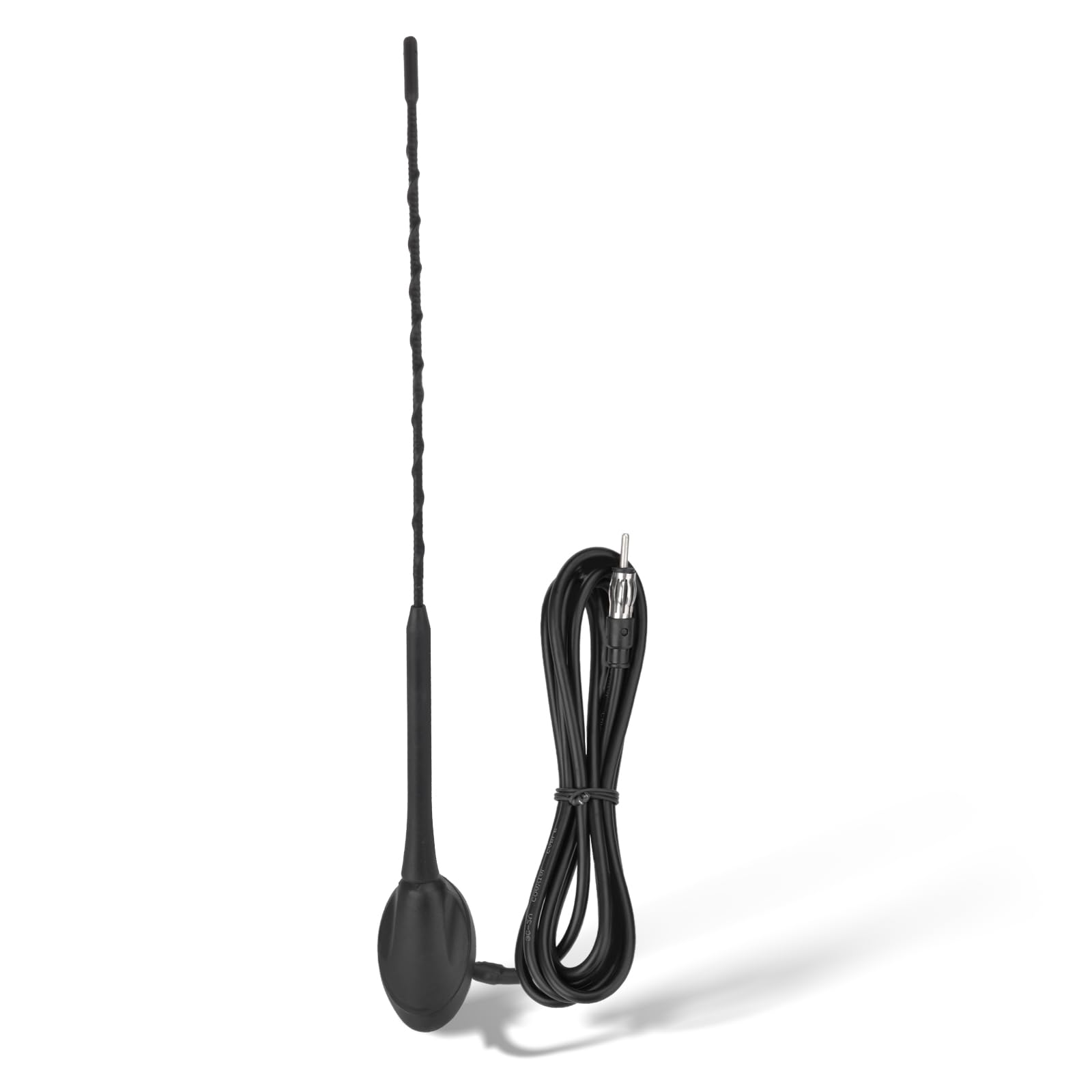 Eightwood FM/AM Dachantenne Auto Radio Antenne Marine Radio Antenne FM Autoantenne 2M Verlängerung Kabel für Boot, Auto, LKW, Vans, Wohnwagen, Wohnmobil, Yacht Radiotuner