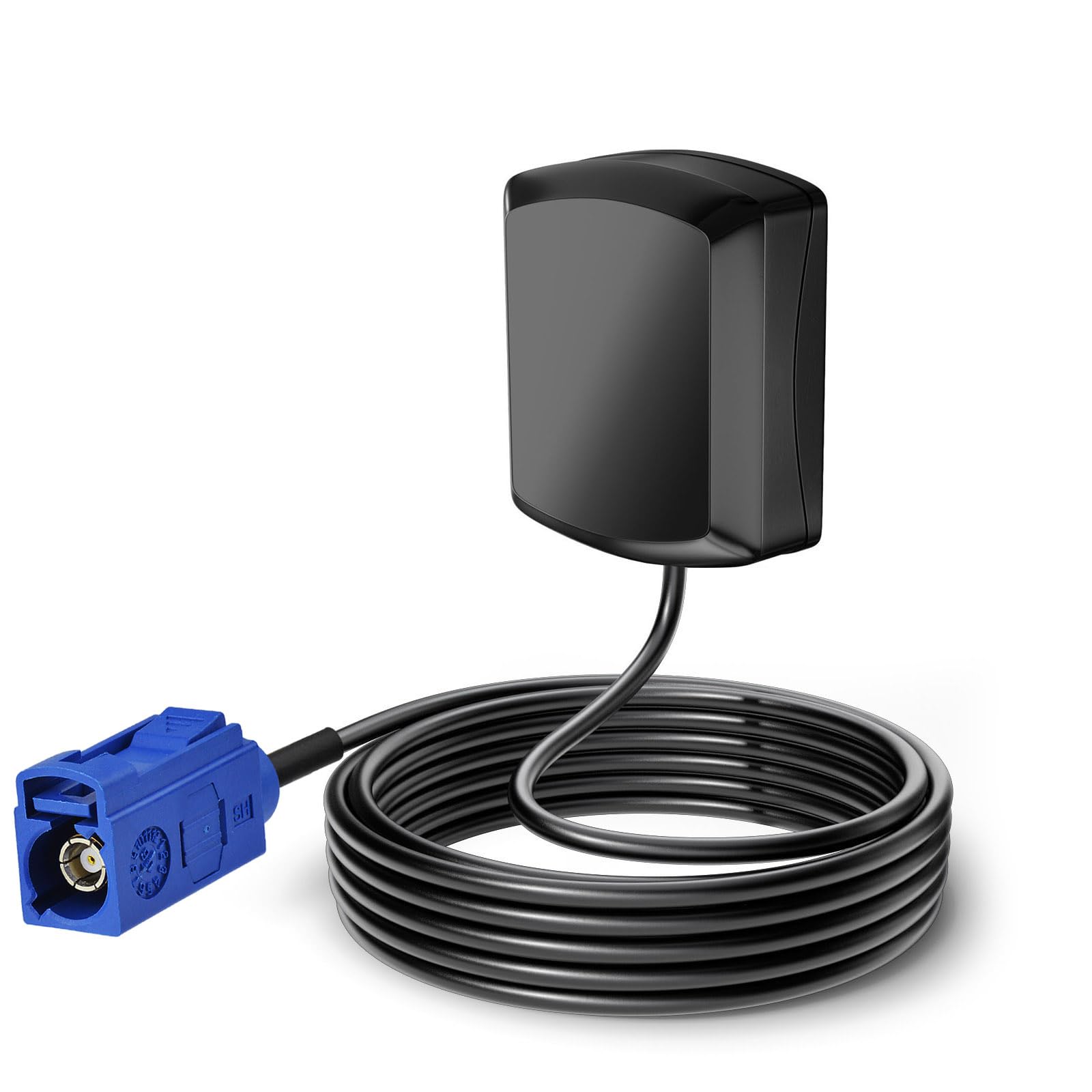 Eightwood GPS Antenne Fakra C GPS Auto Aktiv Antenne mit 3 Meter Verlängerung Kompatibel mit Auto DVR GPS Modul Tracking Antenne GPS Navigation System GPS Receivers MEHRWEG