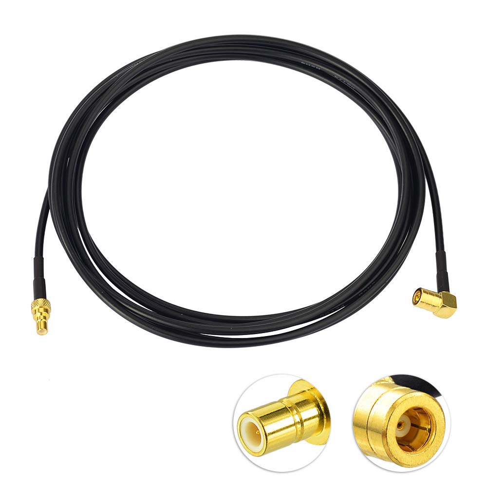 Eightwood DAB+ Antenneadapter SMB Kabel Auto Radio SMB Buchse auf SMB Stecker RG174 8.2ft 250cm DAB Antenne SMB Verlängerung für TechniSat Pioneer Sony Alpine MEHRWEG