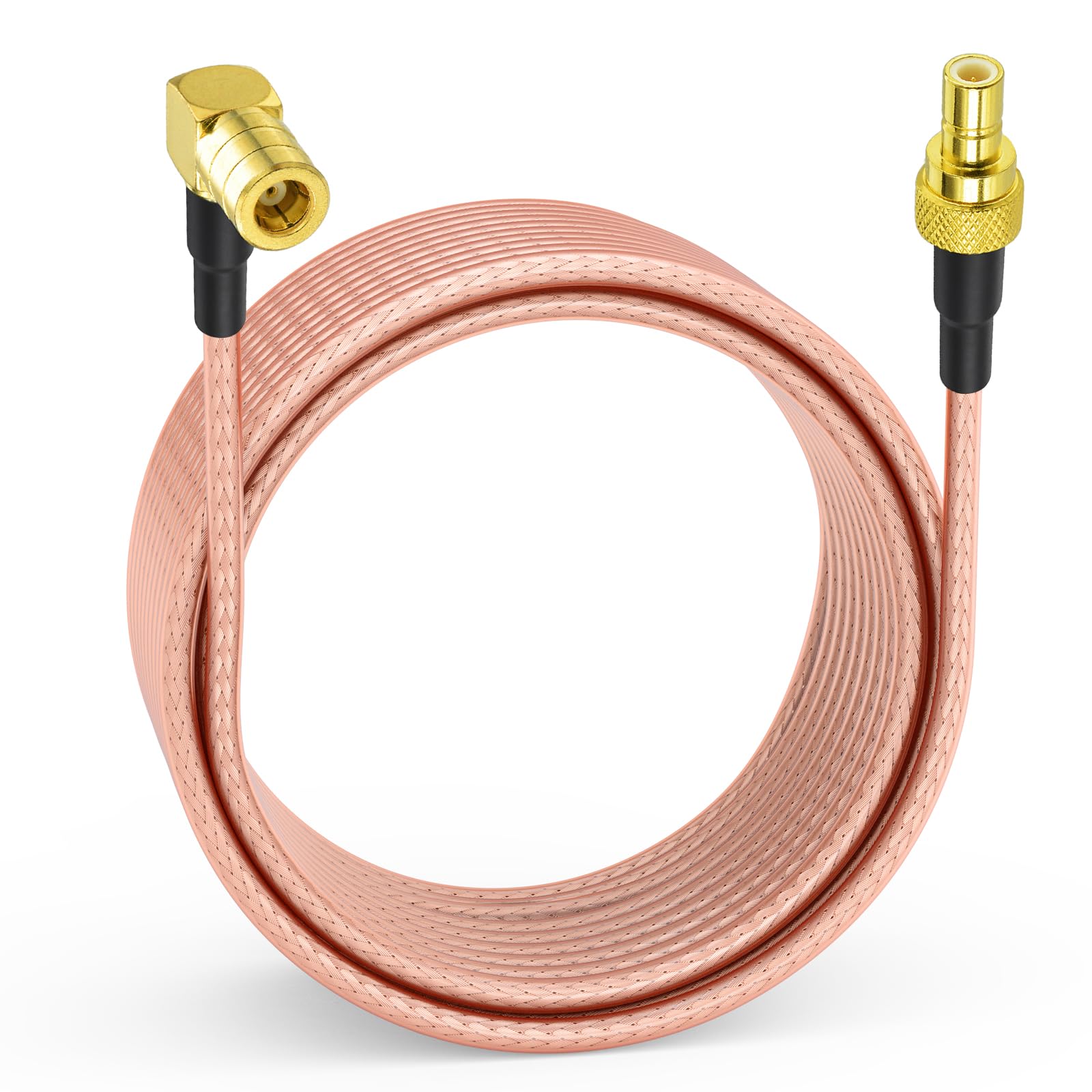 Eightwood DAB+ Antenneadapter SMB Kabel Auto Radio SMB Buchse auf SMB Stecker RG316 10ft 3M DAB Antenne SMB Verlängerung für TechniSat Pioneer Sony Alpine MEHRWEG