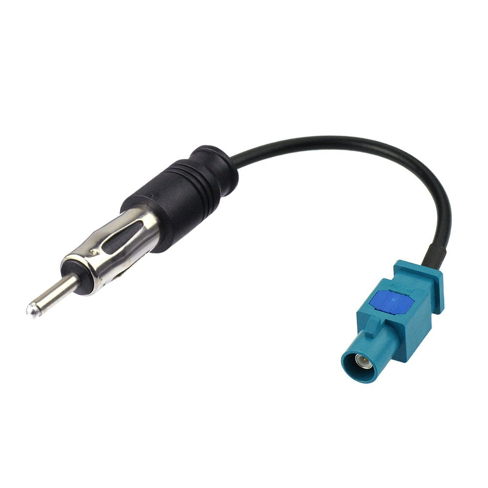 Eightwood DAB Antenne Kabel Fakra zu Din Kabel Fakra Z zu Din ISO Adapterkabel Autoradio ISO PC5-100 Koaxialkabel 15cm für DAB Radio FM Radio BMW Mini 2001 Seat Skoda VW Golf MEHRWEG