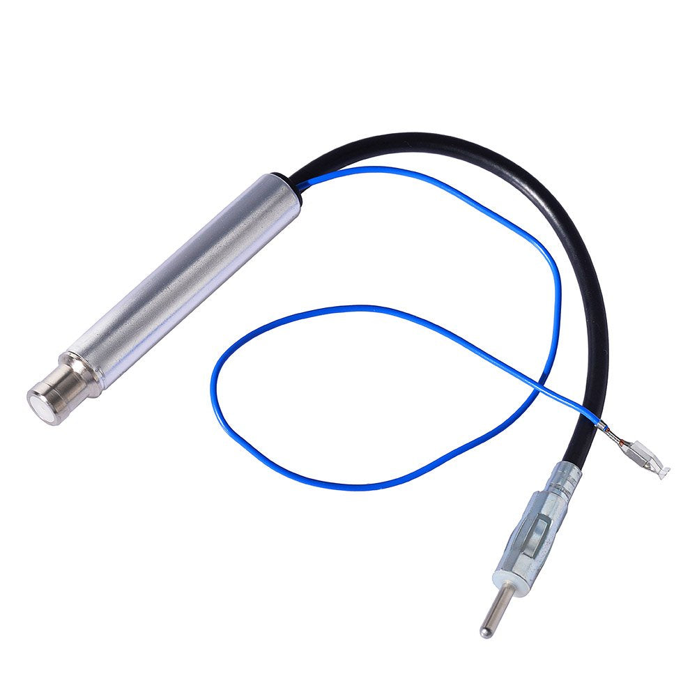 Eightwood Signal Amplifier AM/FM Kupplung ISO Buchse auf DIN Male Antennenadapter Radio Antenna Splitter für Auto Radio MEHRWEG