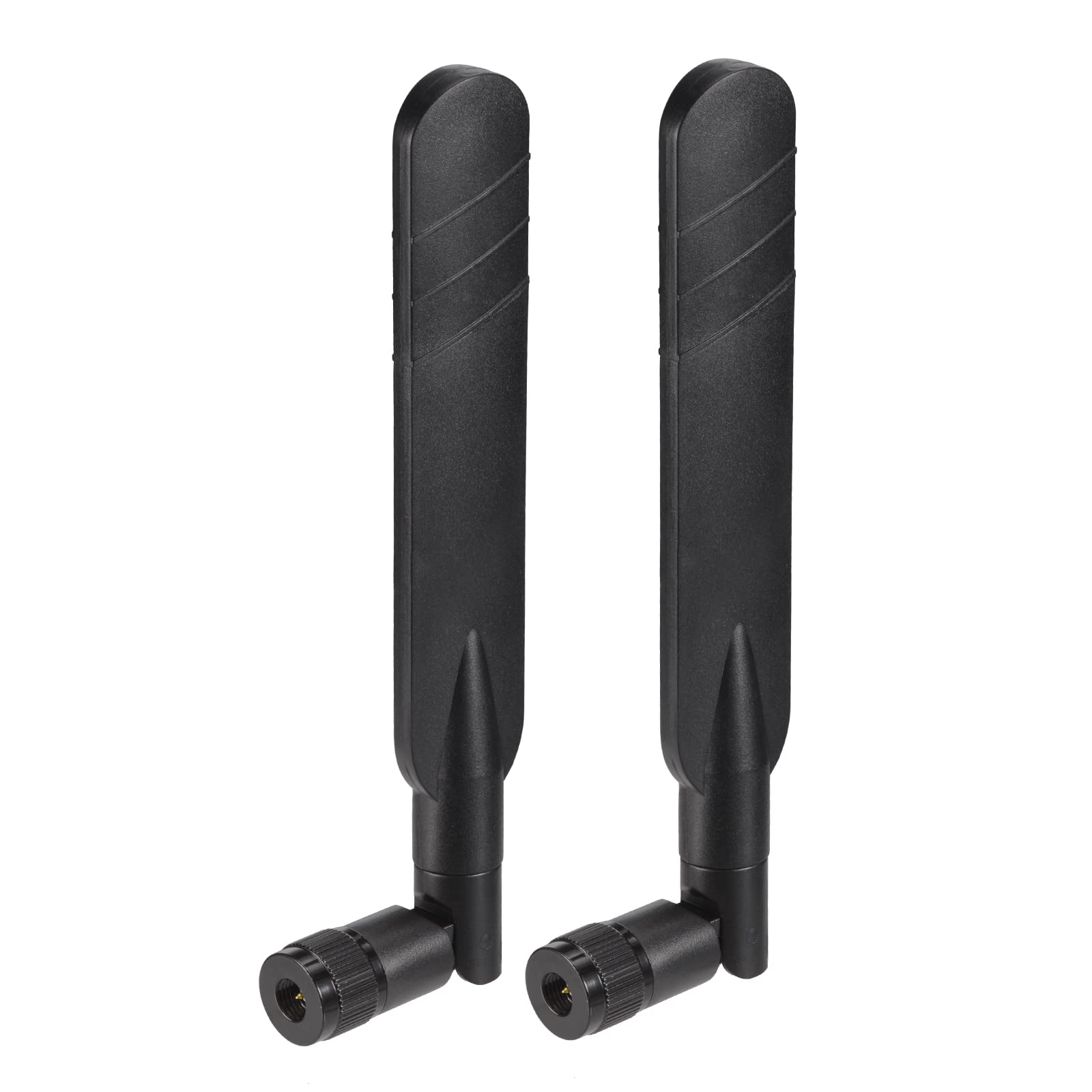 Eightwood 5dBi 4G LTE Antenna, SMA Male Connector, Omnidirectional, 2-Pack | Compatible with 4G LTE Router AT&T MF279, Mobile Hotspot, Wireless Modem, Home Phone System, Cellular Trail Camera