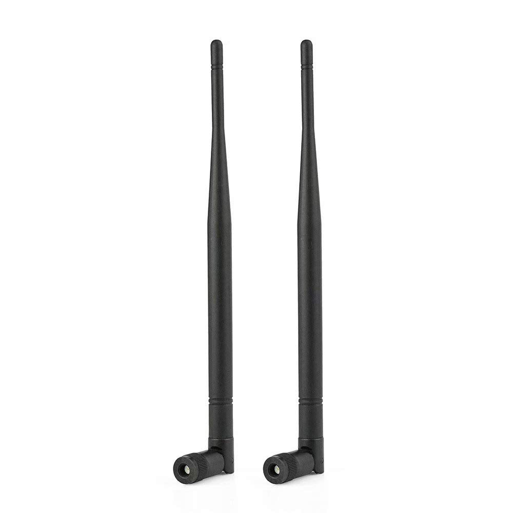 Eightwood 3.5dBi 868MHz 900MHz 915MHz RFID Antenna RP-SMA Male Connector 2-Pack Compatible with LoRa Gateway Helium Miner, Wireless Router Smart Home Control