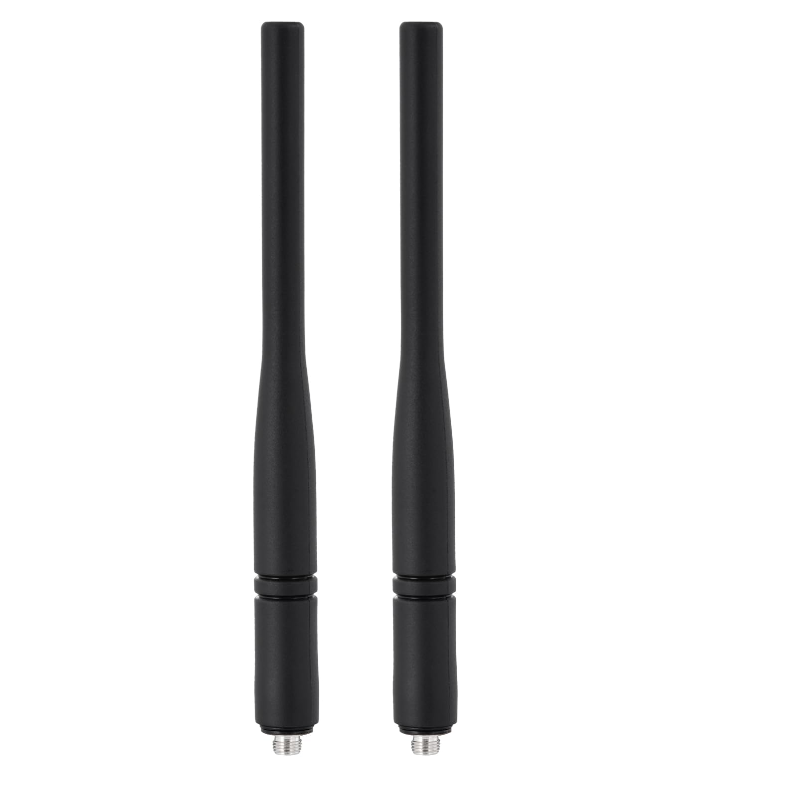 Eightwood UHF 403-527MHz Stubby Rubber Handheld Radio Antenna 6in | MOTO Radio Connector, for XPR3500 XPR7550 CP200d HT1250 XPR7580 DP2400 Portable Radio, 2-Pack
