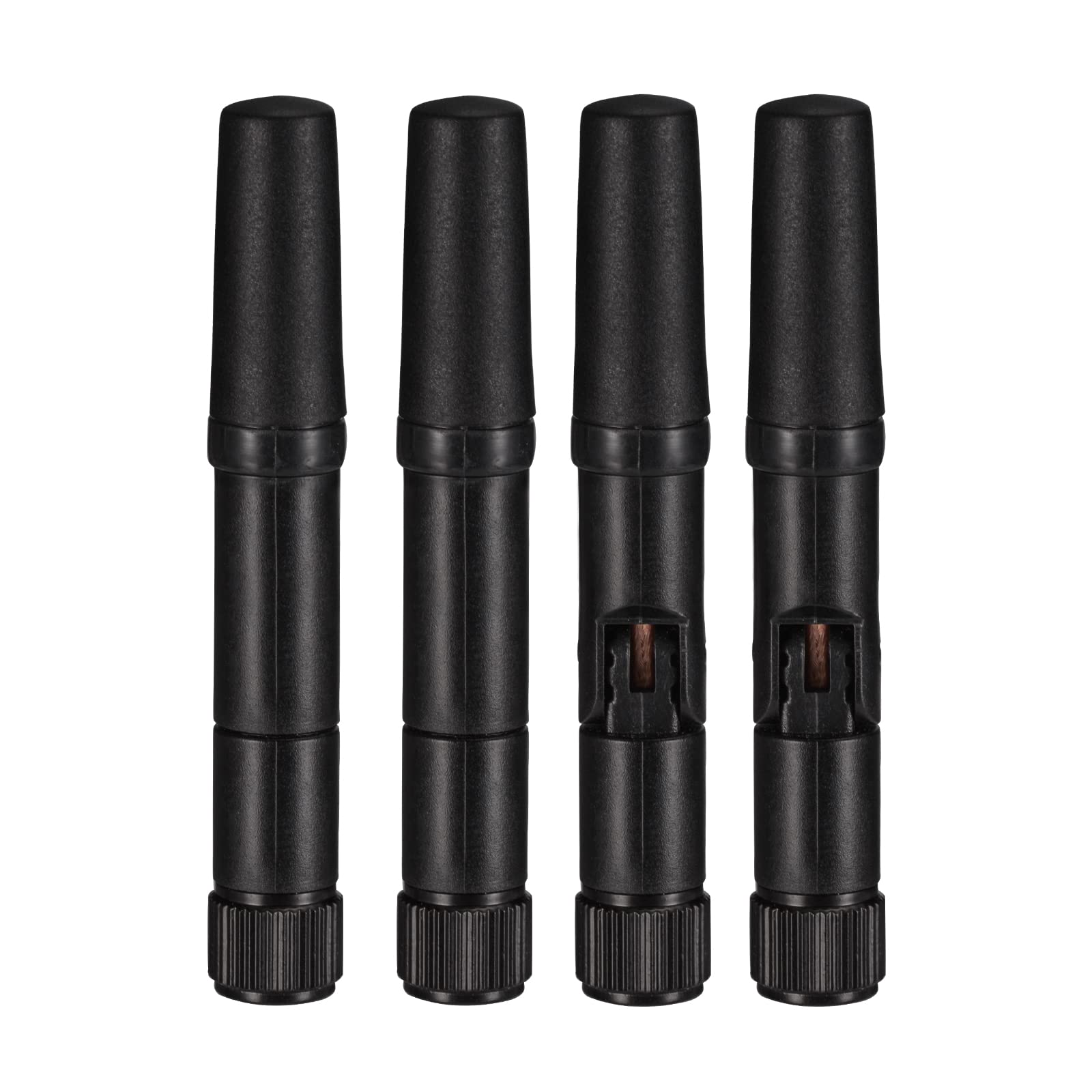 Eightwood Small WiFi Antenna 2.4GHz 5GHz Dual Band RP-SMA Antenna 4pcs for PC Desktop Computer PCIe Card WiFi Router Wireless Back Up Camera