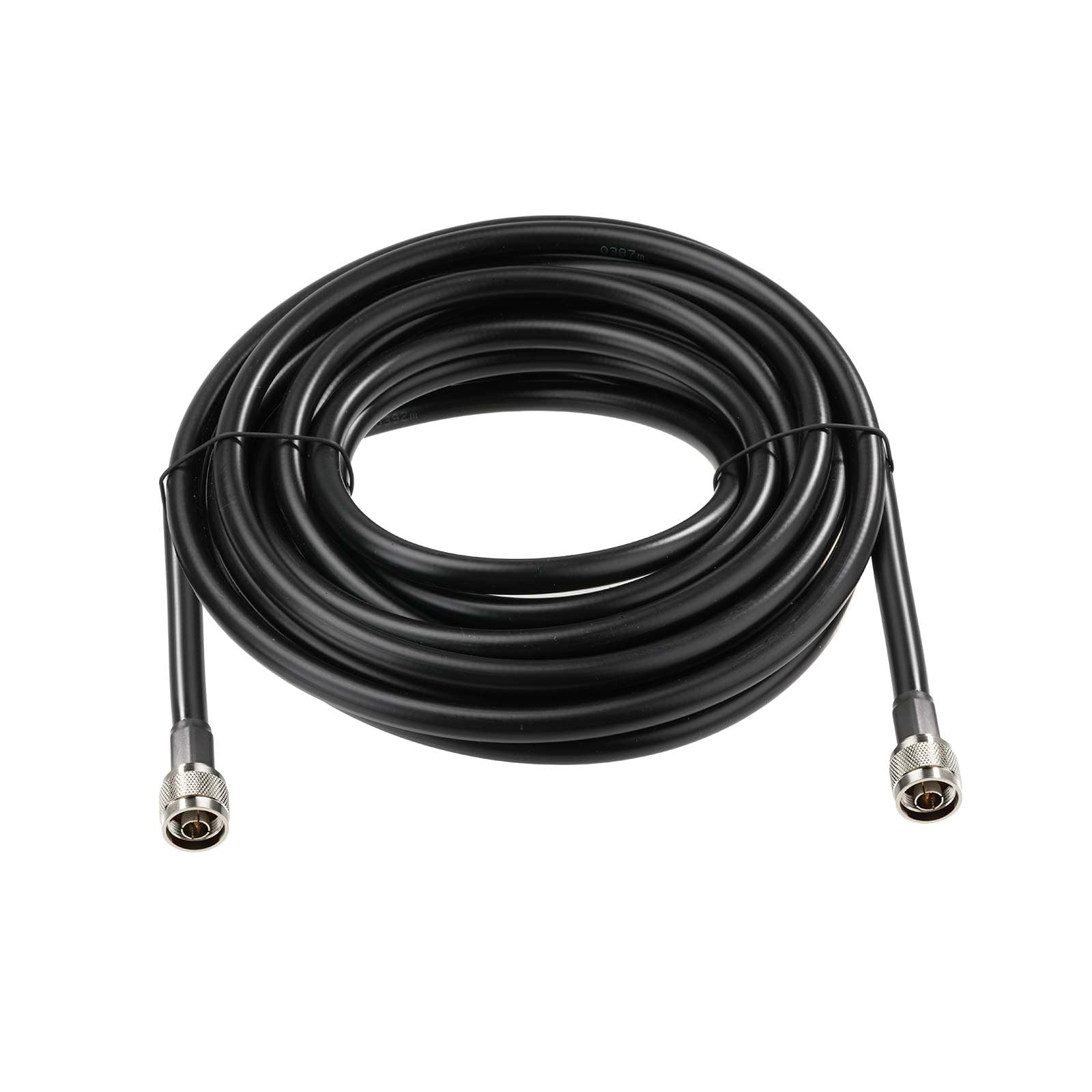 Eightwood N Male to N Male Low-Loss ALSR400 Extension Cable 20 Feet | for Outdoor 4G LTE 5G Cellular Antenna, WiFi Antenna, VHF/UHF Ham Radio, Antenna Amplifier