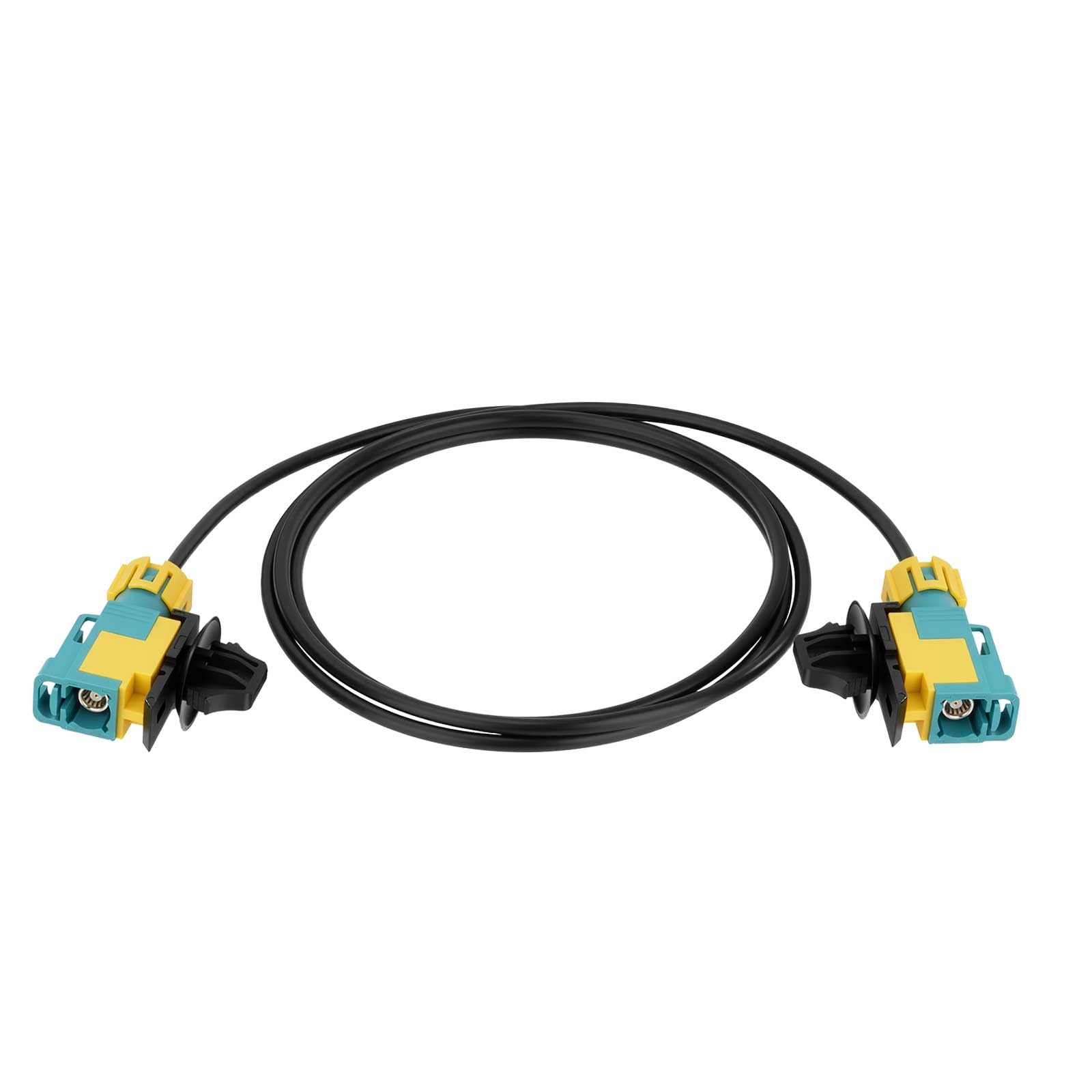 Eightwood Waterproof Fakra Z Female to Female Car Antenna Cable 3 Feet | for GPS Navigation Antenna Module, Sirius XM Satellite Radio, Factory Wired Backup Camera, Car Stereo Head Unit