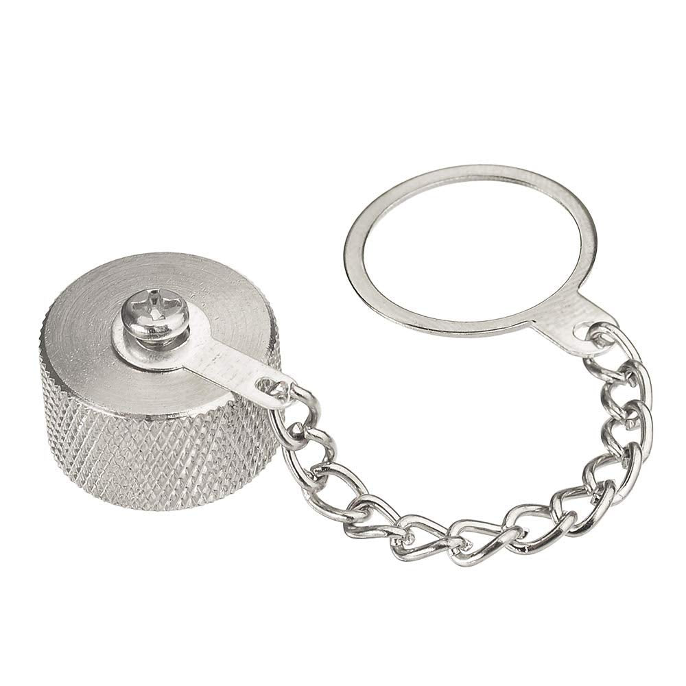 Eightwood 10pcs Protective Cover Dust Cap with Chain for N Female Connector, SO239 Connector