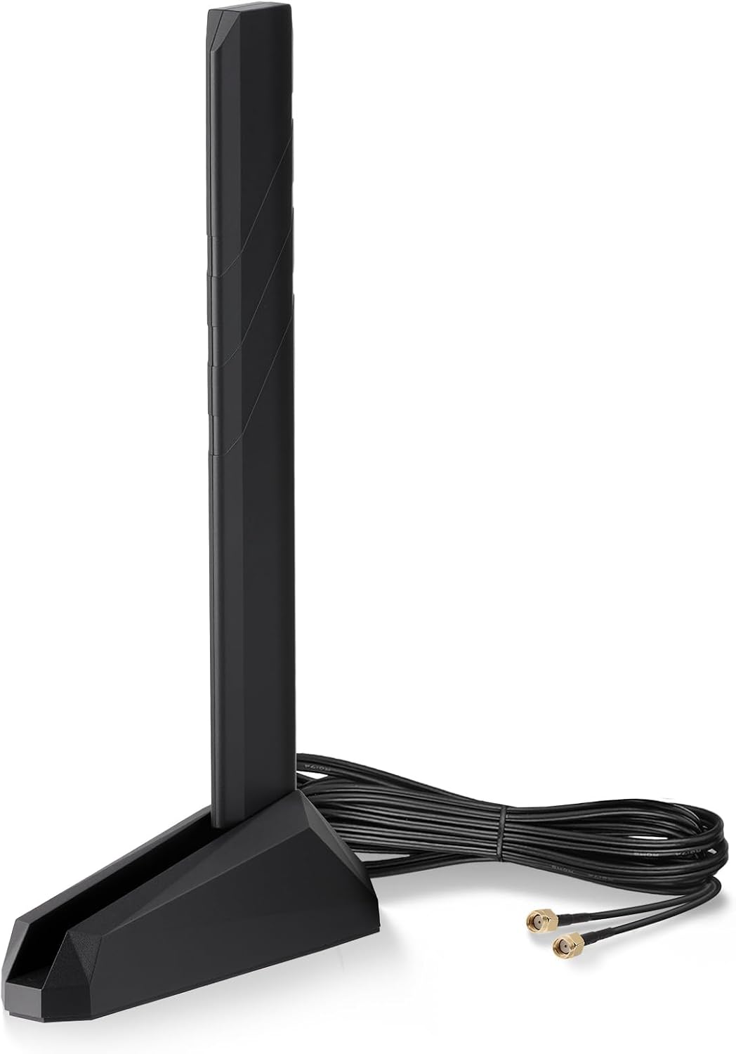Eightwood WiFi 7 Tri-Band 6GHz External Antenna with RP-SMA Connector and Magnetic Base