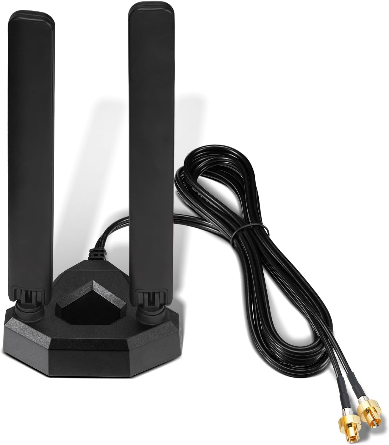 Eightwood WiFi 7 Tri-Band Antenna for ASUS Gaming Motherboards with Push-On Q-Antenna Connector