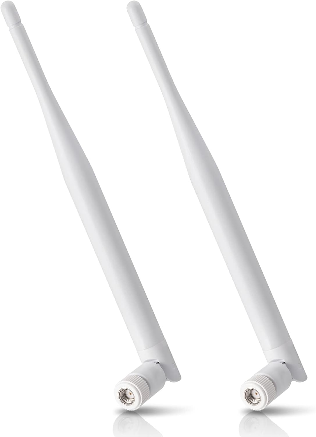 Eightwood WiFi Antenne 2.4G/5.8G 6dBi WLAN antenne Dual Band RPSMA Antenne Überwachungskamera für Wireless AV Video Audio Receiver HDMI Extender Netzwerk Router IoT Gateway WiFi AP Hotspot Modem