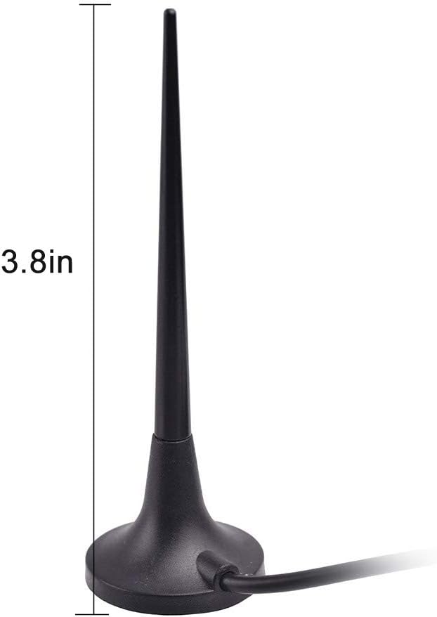 Eightwood 3G 4G LTE GSM Antenna SMA Male Magnetic Antenna (2-Pack) for 4G Router Mobile Hotspot Wiresless Home Phone