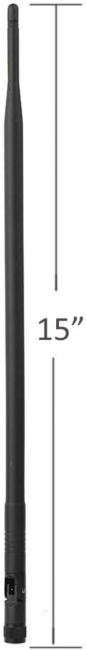 Eightwood 4G LTE Cellular Trail Camera Antenna 9dBi RP-SMA Male Compatible with Spypoint Link Stealth Tactacam Camera Wireless Router Security Camera