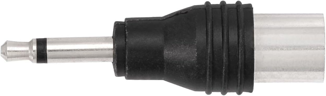 Eightwood Adapter 3,5 mm Mono Stecker auf 9,5 mm Pal TV Stecker Adapter 2 Stück für TV Radio Stereo Receiver Bose Wave Radio