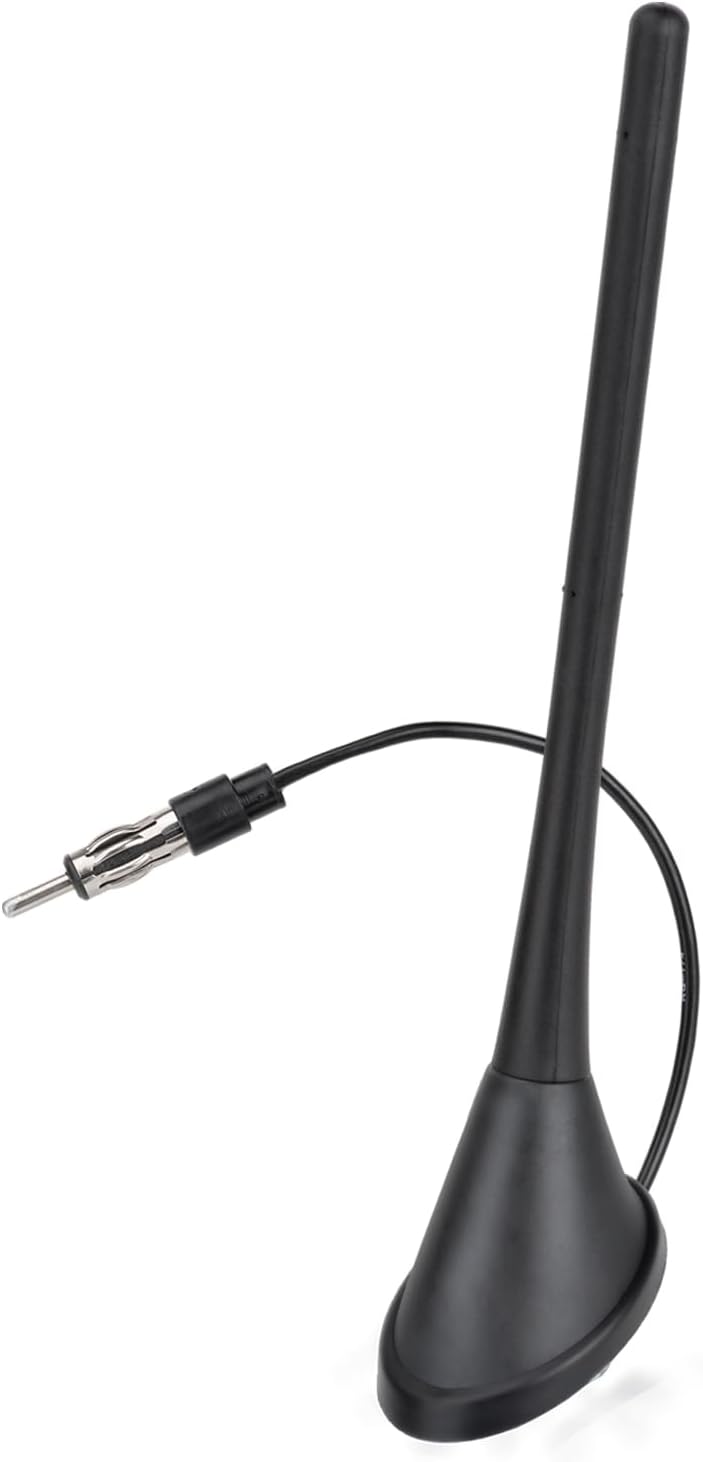 Eightwood Autoantenne Dach FM AM Antenne Autoradio Autoantenne Kurz + 20cm Verlängerungskabel für Auto LKW SUV Stereo Receiver Media Headdunits Digital Radio FM Tuner