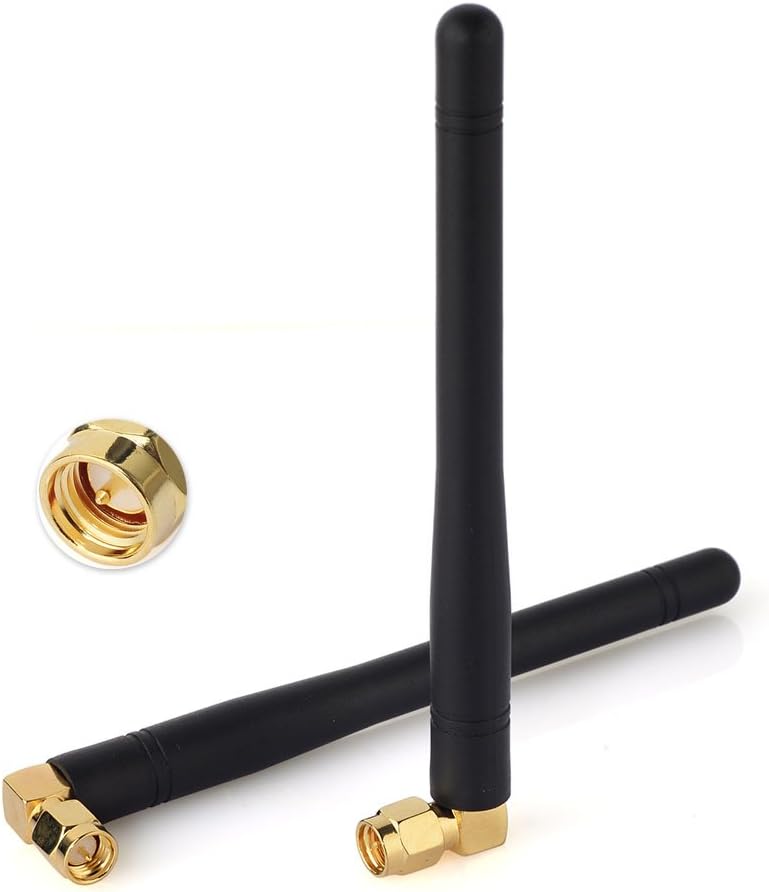 Eightwood 433 MHz Antenne Vertical Omni Directional NFC RFID Antenne SMA Stecker für Wireless Homematic CCU3 CCU2 CC1101 Ham Radio 2 Stücke MEHRWEG