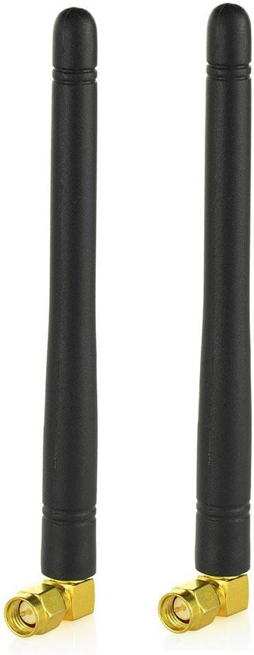 Eightwood 868MHz-870Mhz Vertical Omni Directional 868 MHz Antenna SMA Stecker 2 Stücke für Wireless Homematic CCU3 CCU2 CC1101 Ham Radio MEHRWEG