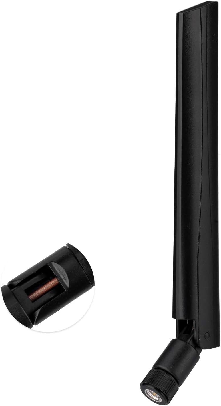 Eightwood 5G 4G LTE GSM 3G Antenna Wide Band Omnidirectional SMA Male Antenna 2-Pack for CPE Router Mobile Hotspot Wireless Home Phone Modem Cellular Trail Camera