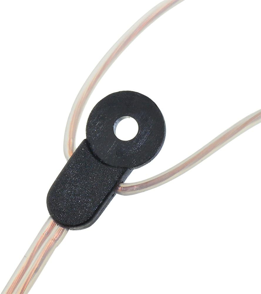 Eightwood FM Dipol Antenne 75ohm Unbal Push On Female Pal Connector TV Adapter Y Tuner für Yamaha Sony Bose Sherwood Pioneer Oenon Onkyo Audio Radio MEHRWEG