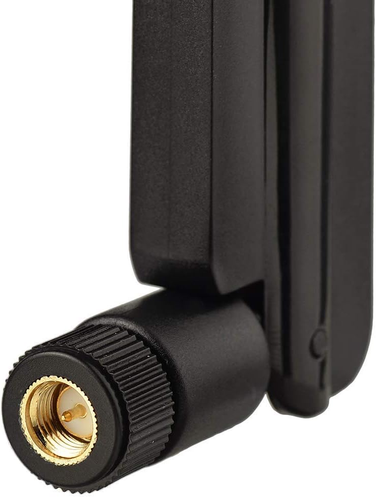 Eightwood 2.4GHz 5GHz WiFi Antenna Dual Band SMA Male Antenna (2-Pack) for Car Trailer Backup Cameras Wireless Security Cameras