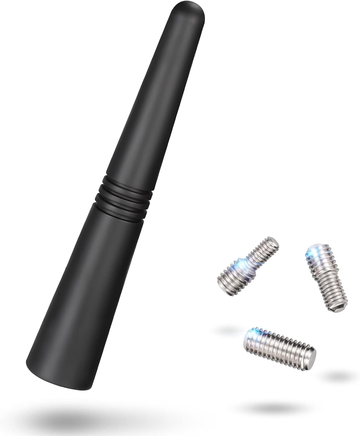 Eightwood Autoantenne FM DAB Antenne Auto 9.2cm Dachantenne Auto Mini Autoradio Antenne kurz mit starker FM/AM/DAB Empfangsfunktion