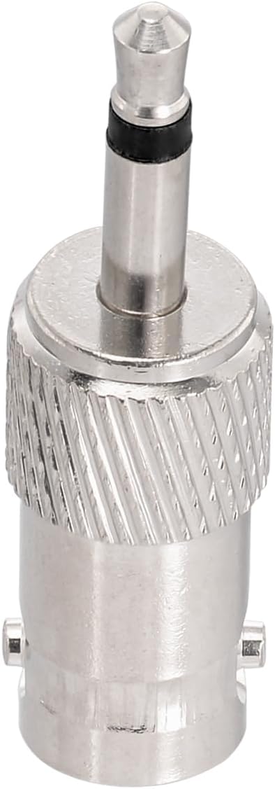 Eightwood 3.5MM auf BNC Buchse Adapter BNC Buchse auf 1/8" TS Stecker für Antenne, Radio, CCTV, DVR Kamera und mehr (5 Stück)