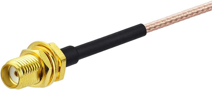 Eightwood SMA Kabel RG178 6inch 15cm SMA Buchse DIY Externe Antenne 2 Stücke für Homematic CCU3 CCU2 Raspberry Pi 4G LTE Antenne Wireless MEHRWEG