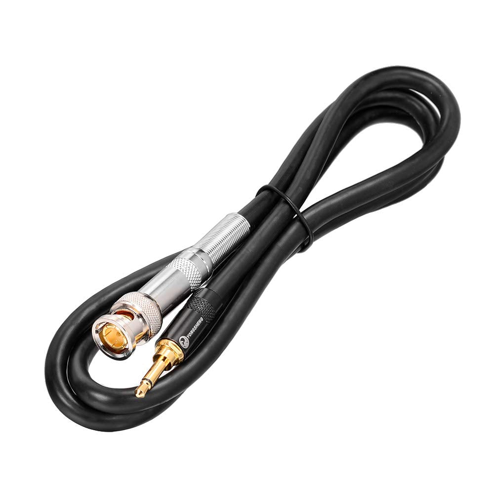 Eightwood 75ohm BNC Plug Male to 3.5MM Mono Male Coaxial Power Audio Cable 3 feet
