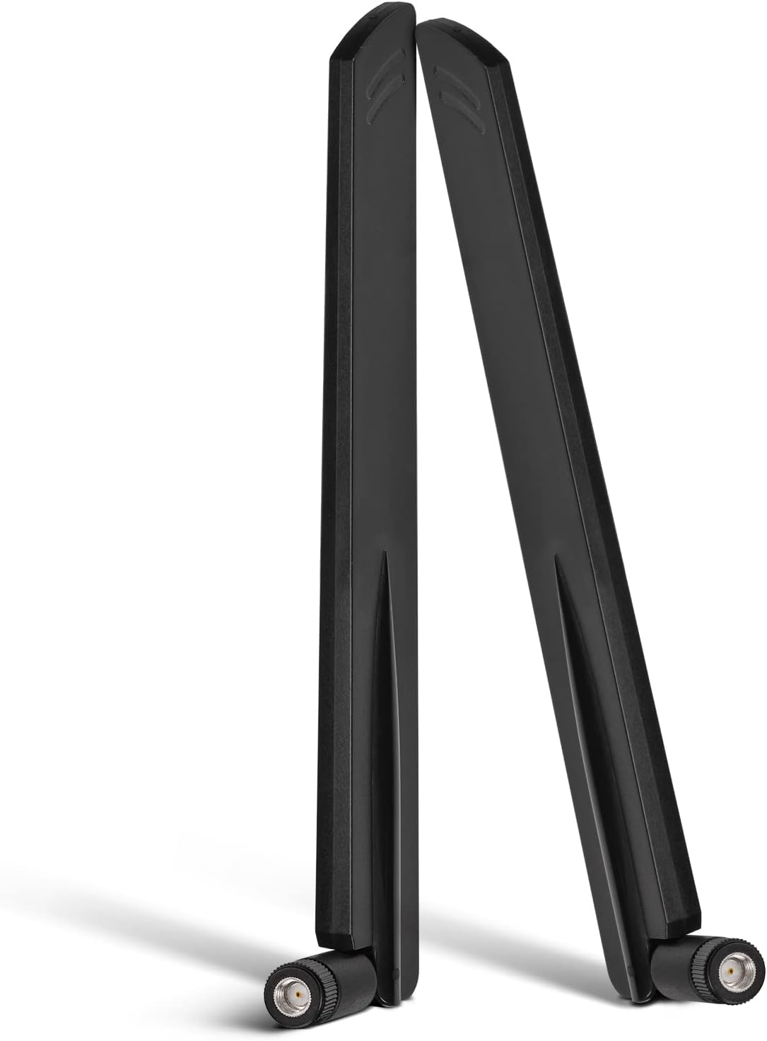 Eightwood High-Gain WiFi Antenne WiFi 6E Antenne Tri-Band WLAN Antenne 4dBi RP-SMA Antenne für WLAN Karten PCI Karte PC Desktop Laptop Netzwerk Router Access Points