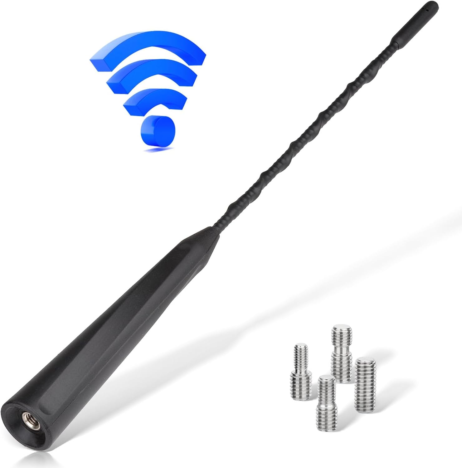 Eightwood Autoantenne Auto Dachantenne Kurz Autoradio Antenne 27.5CM Universal Car Roof Antenna mit FM/AM Reception