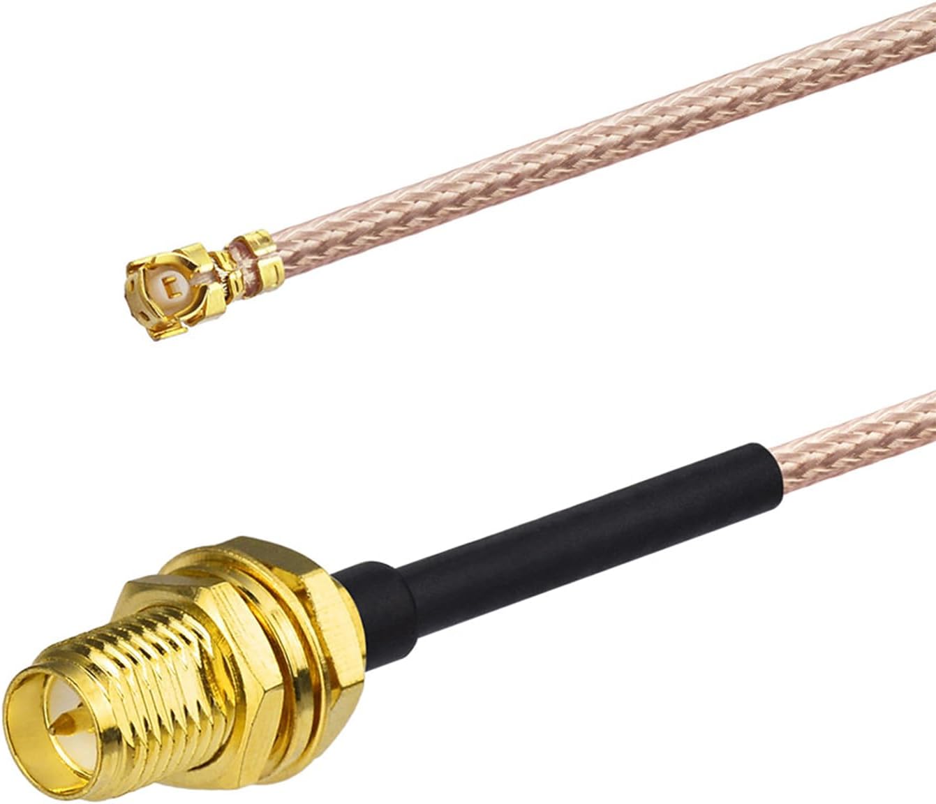 Eightwood Mini PCIe Card Antenna 2.4GHz 5GHz WiFi Antenna + U.FL IPX to RP-SMA Cable 8in + Computer Slot Bracket (6-Pack) for Mini PCI-E WiFi Network Card PC Desktop Computer