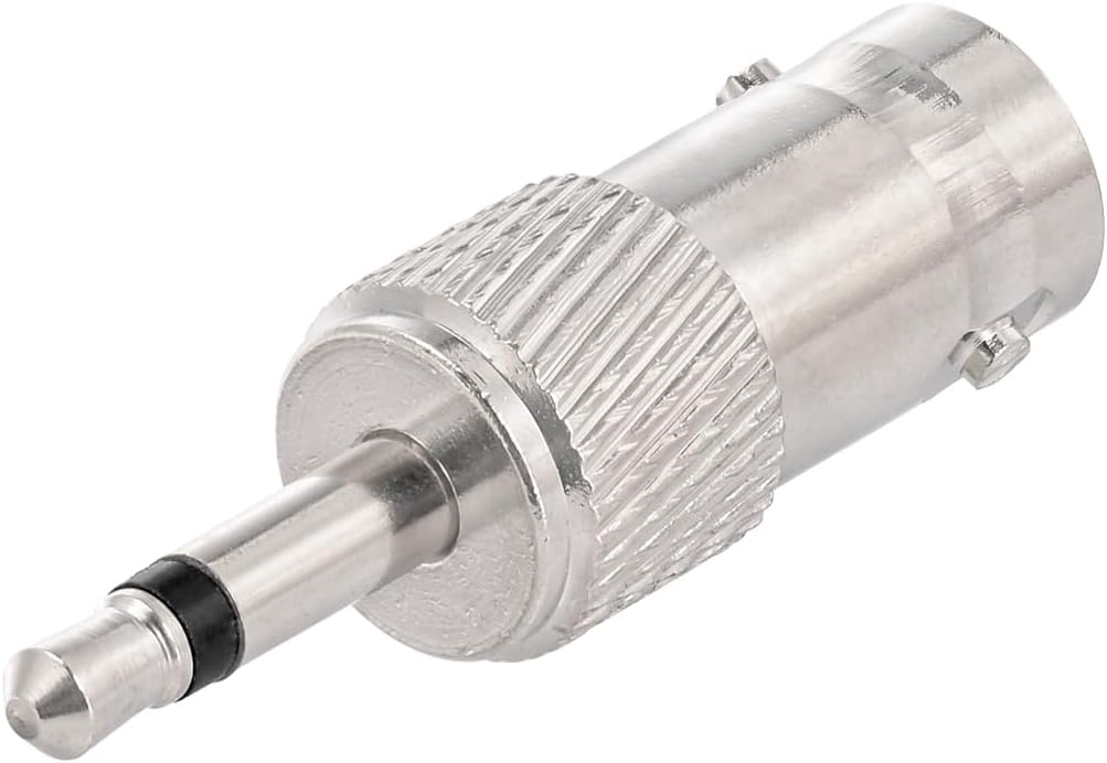 Eightwood 3.5MM auf BNC Buchse Adapter BNC Buchse auf 1/8" TS Stecker für Antenne, Radio, CCTV, DVR Kamera und mehr (5 Stück)