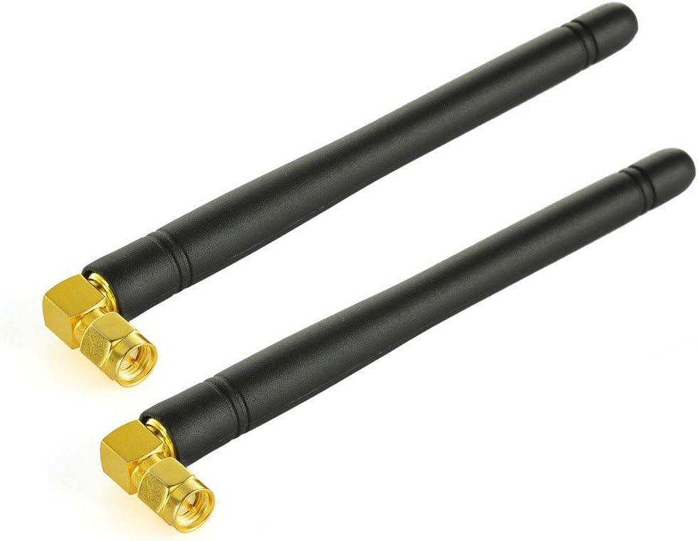 Eightwood 868MHz-870Mhz Vertical Omni Directional 868 MHz Antenna SMA Stecker 2 Stücke für Wireless Homematic CCU3 CCU2 CC1101 Ham Radio MEHRWEG