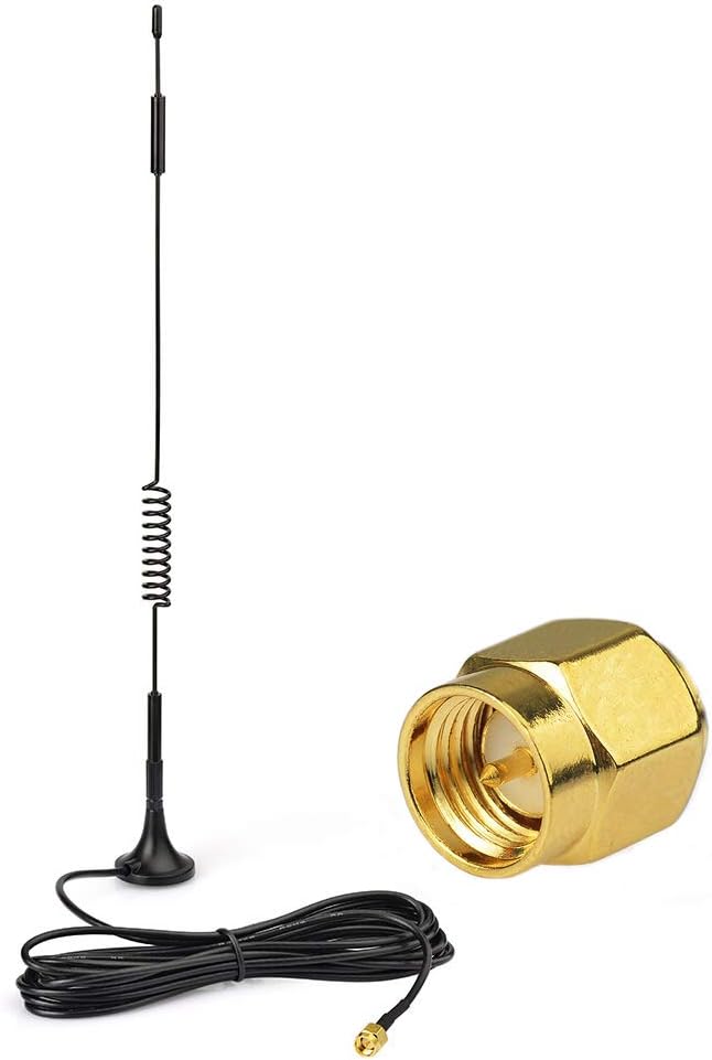 Eightwood 868mhz Antenne 4G 7dbi SMA Stecker Signal Booster mit 3m RG174 Kabel für 4G LTE Wireless Homematic CCU2 CC1101 Netgear Netgear TP-Link Dlink Belkin Huawei MEHRWEG