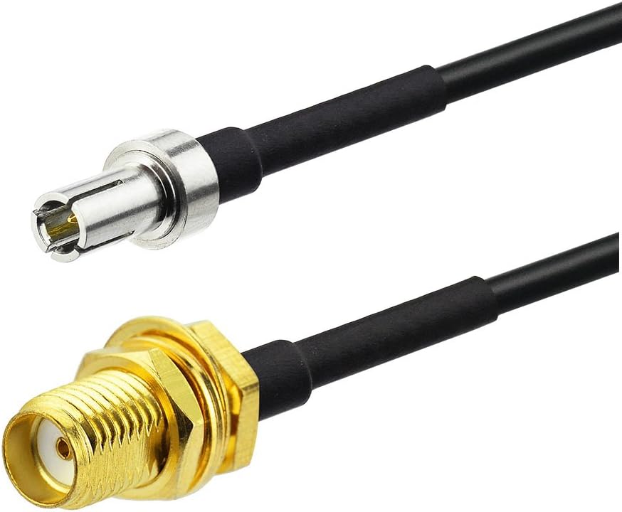 Eightwood SMA Kabel 4G LTE Antenne SMA Buchse auf TS9 Stecker mit 30cm 11.8inch RG174 2 Stücke für Hsdpa Huawei 2G 3G 4G LTE Antenne UMTS Mobile Broadband MEHRWEG