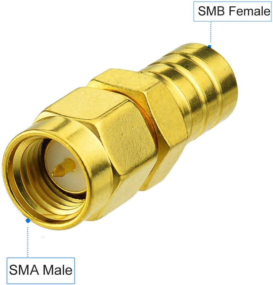 Eightwood SMB to SMA Antenna Adapter Kit 4ps for Sirius XM Satellite Radio Antenna DAB + Radio Antenna