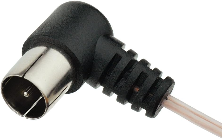 Eightwood FM Antenne 75 Ohm FM Radio Antenne 75 Ohm Dipol Antenne Unbal F Adapter Indoor Signal Antenne Y Tuner für FM AM Radio Yamaha Sony Bose Sherwood Pionier Onkyo MEHRWEG